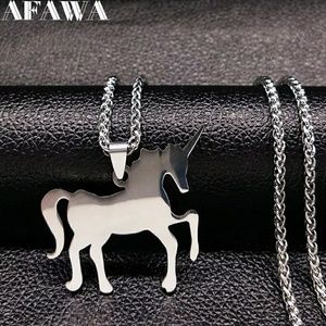 !Unicorn stainless steel 316L necklace